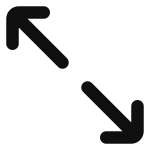 Arrow Diagonal Double Opp SVG Icon
